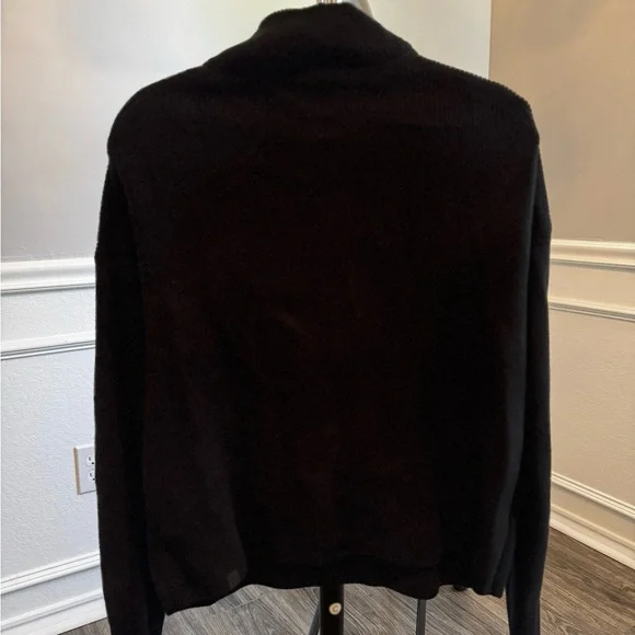 Lululemon Black merino wool blend Turtleneck Sweater - Picture 3 of 6